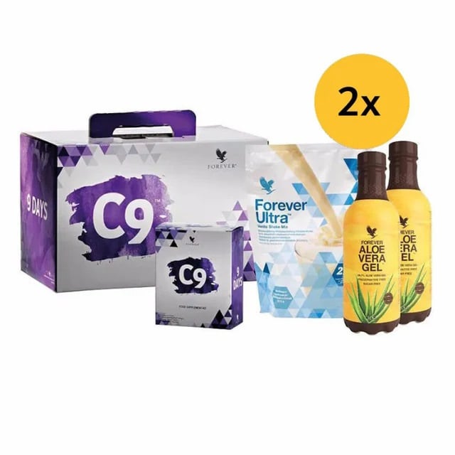 Forever Clean 9 Gel Vanilla 2 pieces