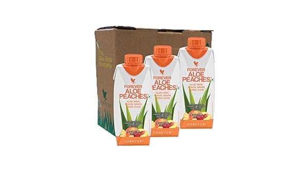 Forever Aloe Vera Peaches Gel 3 x 330 ml